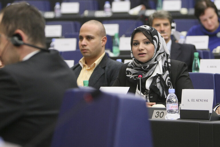 Fotografie 4: Sakharov Prize 2011. Arab Spring. Meetings with EPP GROUP