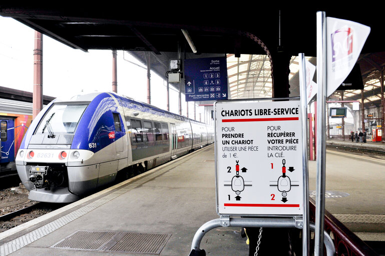 Railway station of Strasbourg