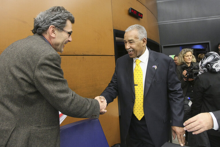 Zdjęcie 13: Sakharov Prize 2011. Arab Spring. Meeting with GREENS GROUP