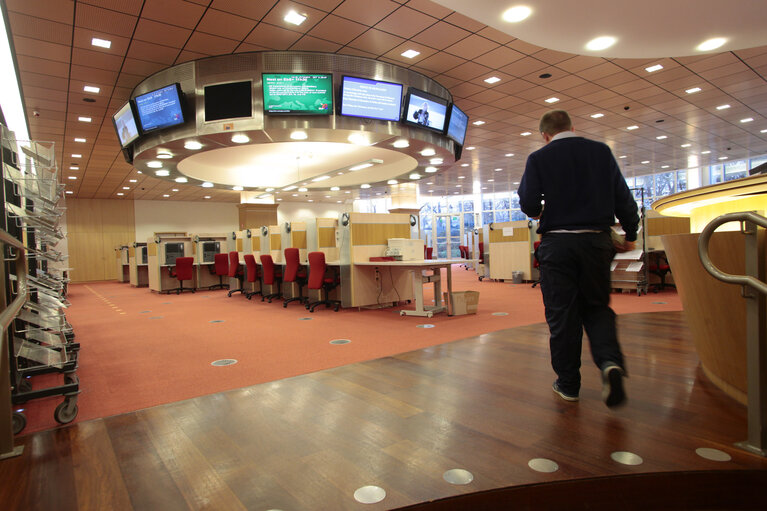 Zdjęcie 9: Pressroom of the European Parliament in Brussels