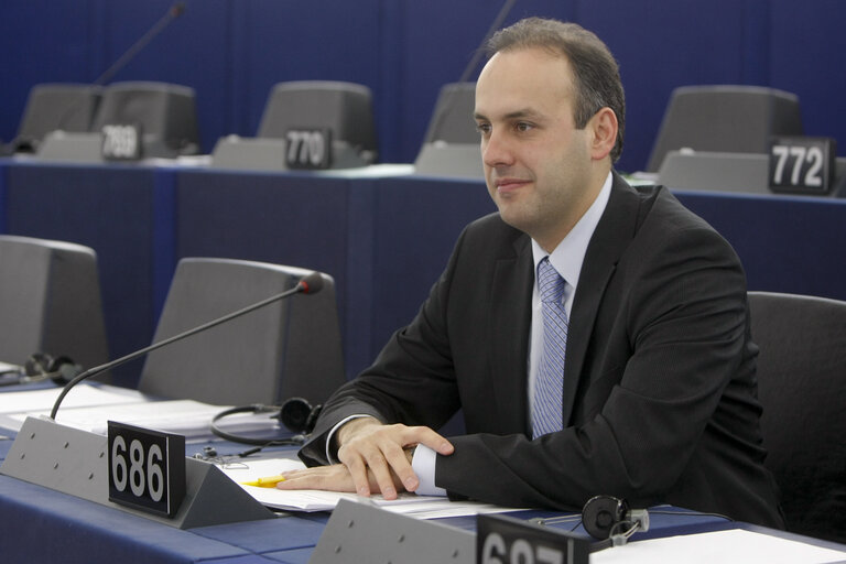 Fotografia 8: MEP Georgios PAPANIKOLAOU in Plenary Session