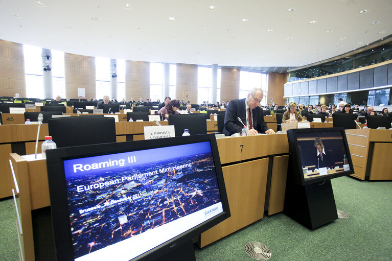 Fotografie 14: Mini-Hearing on The Recast of the Roaming Regulation