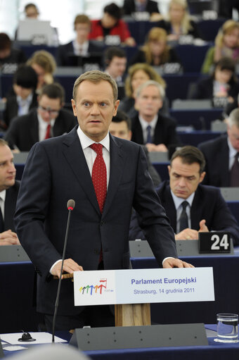 Fotografija 37: Plenary Session week 50 - Review of the Polish Presidency