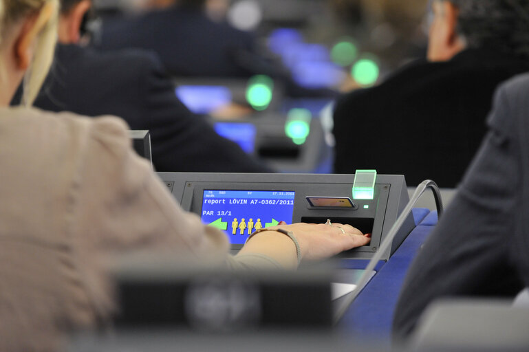 Zdjęcie 13: MEP in Plenary Session in Strasbourg - Week 46