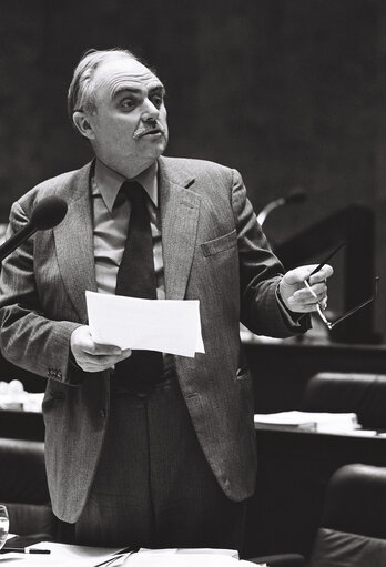 Fotografija 3: The delegue Michael Norman SHAW during a session in Luxembourg in October 1978.