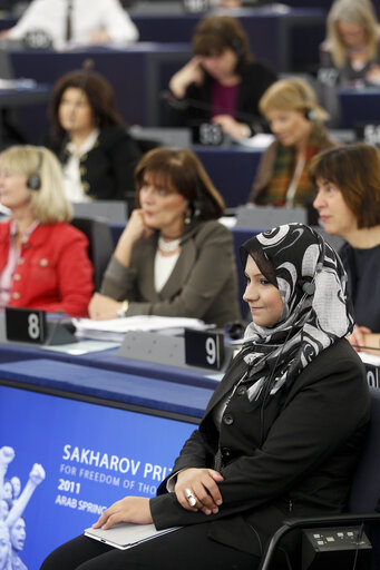 Suriet 38: Sakharov Prize 2011: Presentation of the 2011 Sakharov Prize  on behalf of the Arab Spring