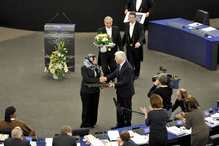 Suriet 31: Sakharov Prize 2011: Presentation of the 2011 Sakharov Prize  on behalf of the Arab Spring