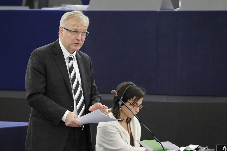 Φωτογραφία 1: Plenary session week 50 - Joint debate, EC-Uzbekistan partnership and cooperation agreement and bilateral trade in textiles