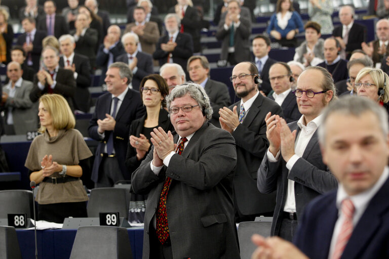 Suriet 35: Sakharov Prize 2011: Presentation of the 2011 Sakharov Prize  on behalf of the Arab Spring