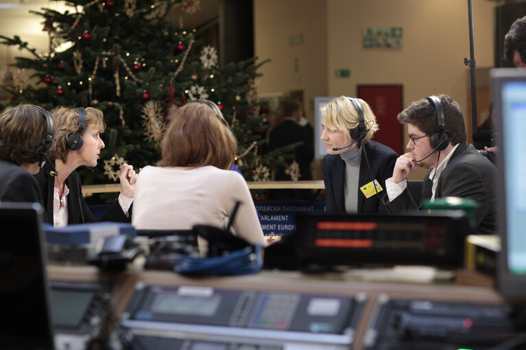 Fotó 2: Euranet Debate with the Commissioner for Climate Action