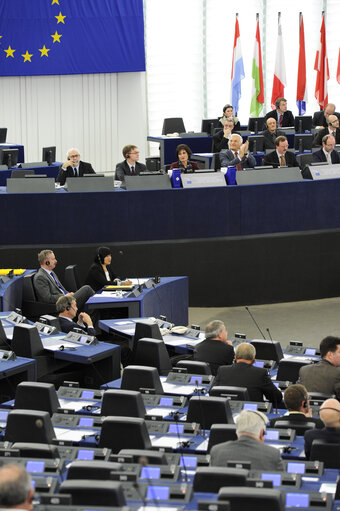 Foto 12: Opening plenary session in Strasbourg, week 46