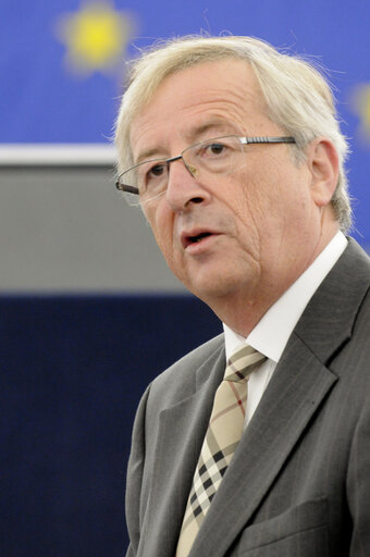 Fotografie 7: Plenary Session in Strasbourg - Week 39 - Question hour with the President of the Eurogroup and Prime Minister of Luxembourg