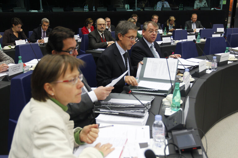 Foto 9: Conference of Committee Chairs with Polish Presidency minister of Foreign affairs