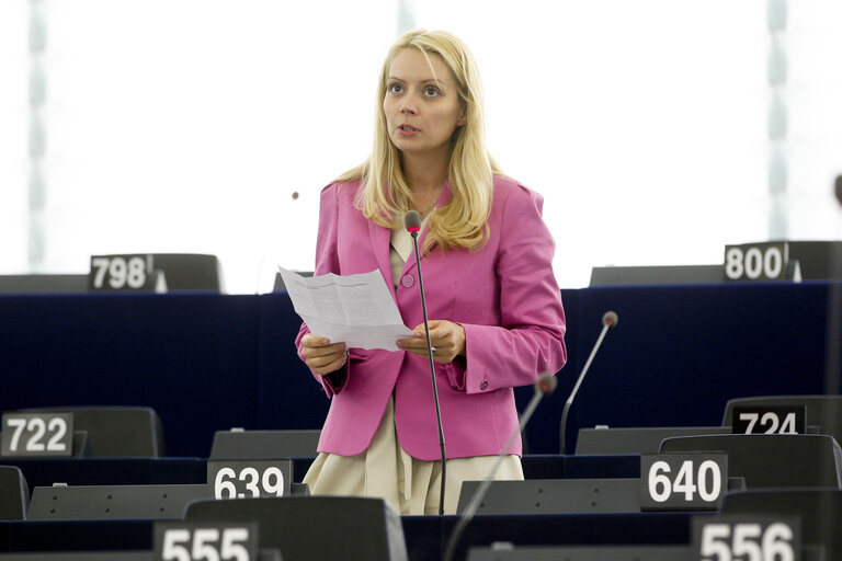 Billede 44: MEPs during plenary session in Strasbourg, week 39