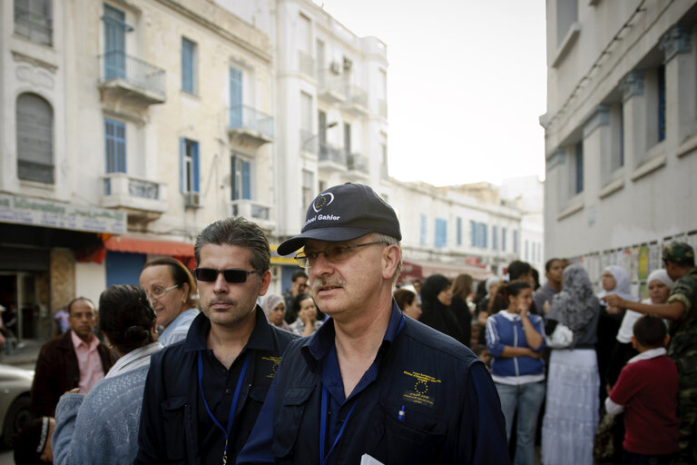 Fotografie 8: Mission to monitor the upcoming elections for a Constituent Assembly in Tunisia