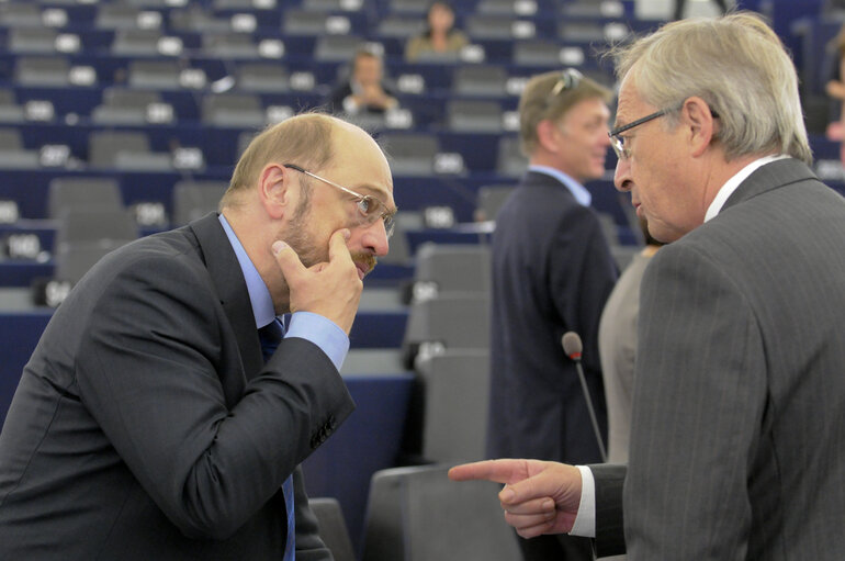 Fotografie 20: Plenary Session in Strasbourg - Week 39 - Question hour with the President of the Eurogroup and Prime Minister of Luxembourg