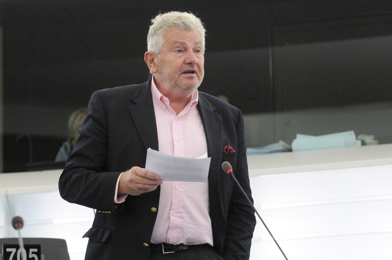 Photo 12 : MEPs during the Plenary Session in Strasbourg - week 37  - Famine in East Africa