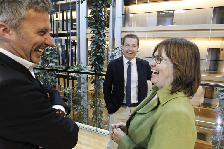 Fotografia 3: Meps from Denmark members of the Group of the Alliance of Liberals and Democrats for Europe