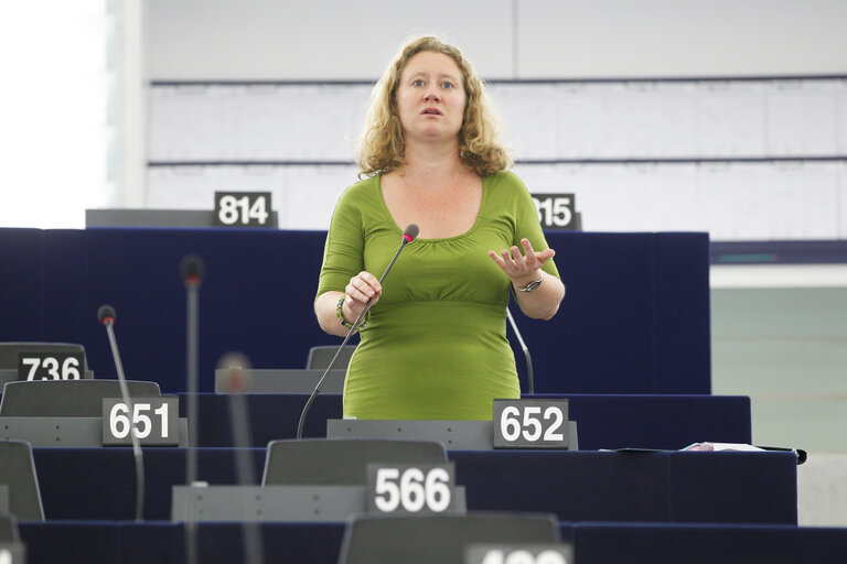 Billede 19: MEPs during plenary session in Strasbourg, week 39