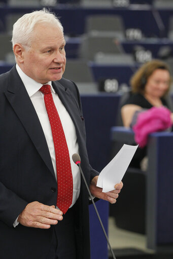 MEPs during plenary session in Strasbourg, week 39