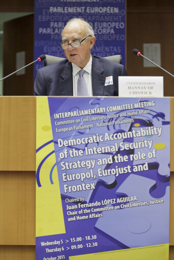 Foto 13: Democratic Accountability of the internal security strategy and the role of EUROPOL, EUROJUST and FRONTEX