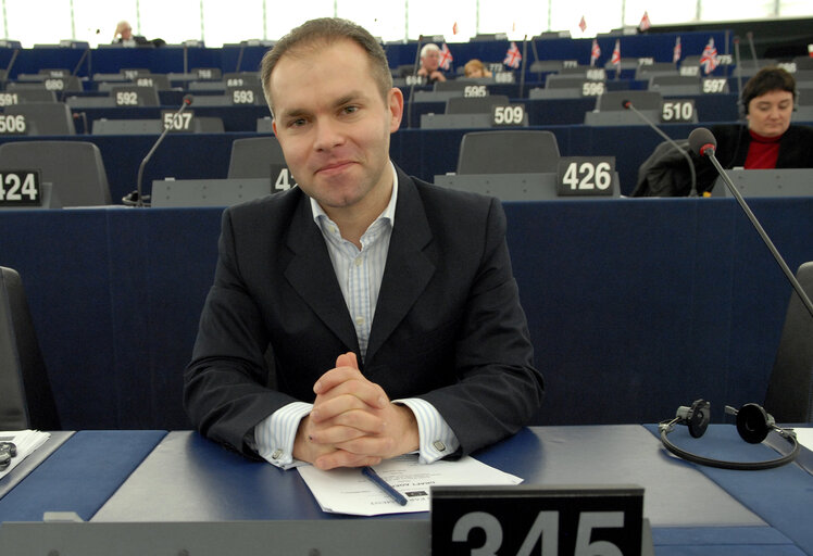 Fotografie 7: Daniel Petru FUNERIU in Plenary Session in Strasbourg