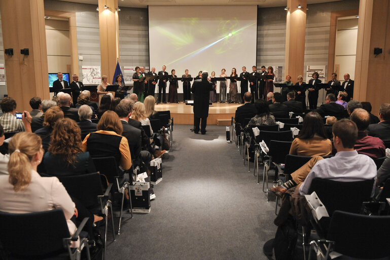 Valokuva 3: Opening of the Tribute to Hevelius exhibition.