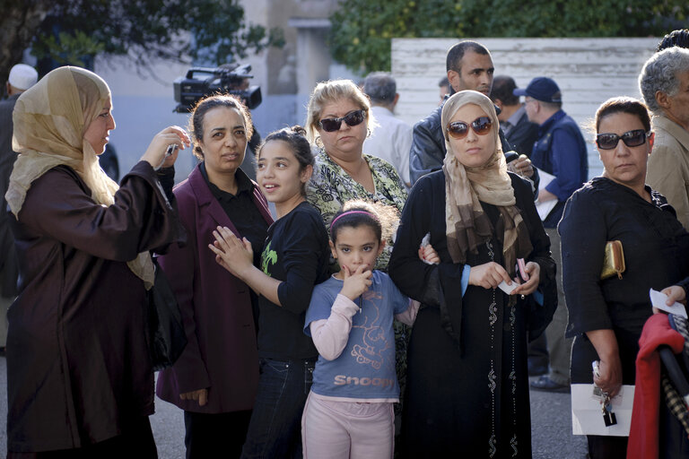 Fotografie 15: Mission to monitor the upcoming elections for a Constituent Assembly in Tunisia