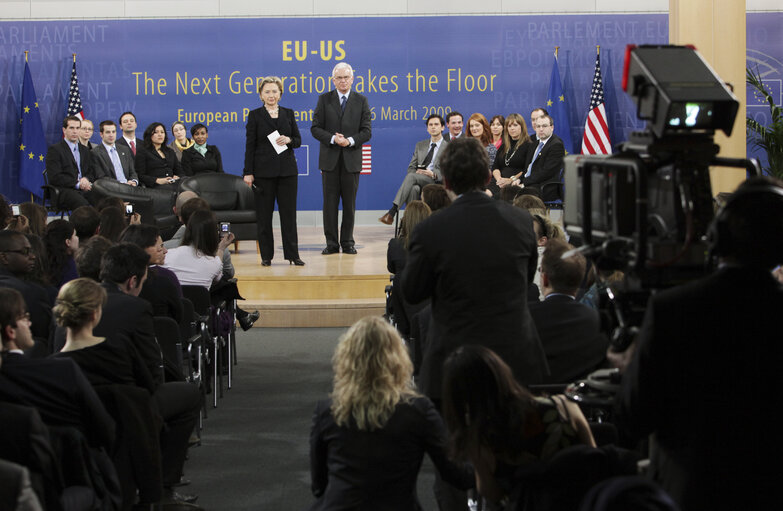 Fotografie 7: Secretary of State of the United States of America, will join EP President at Parliament in Brussels for a discussion with an audience of young Europeans.