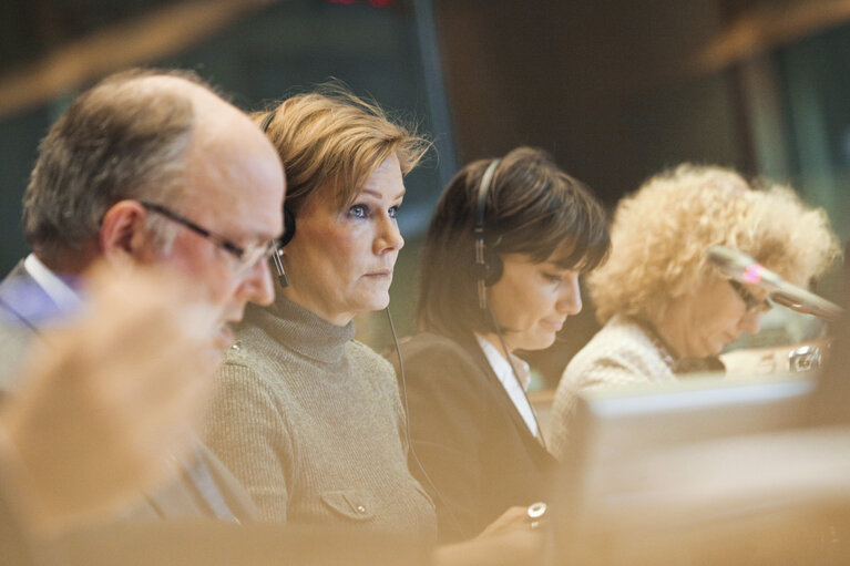 Fotografija 17: IMCO Committee meeting - votes on Online Gambling, Trade and investment barriers, EU