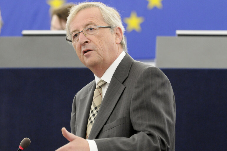 Fotografie 6: Plenary Session in Strasbourg - Week 39 - Question hour with the President of the Eurogroup and Prime Minister of Luxembourg