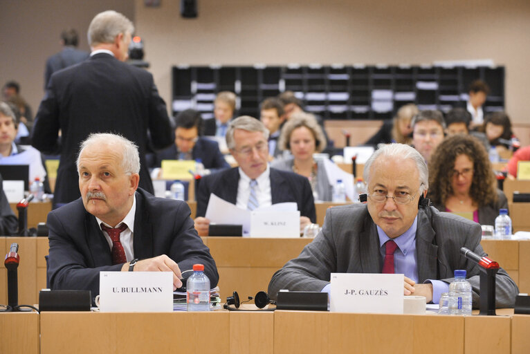 Fotó 11: Public Hearing of the ECON Committee with the President of the European Systemic Risk Board ESRB.