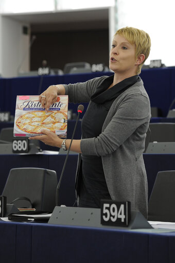Photo 3: MEP in the hemicycle during the plenary session in Strasbourg - Week 27