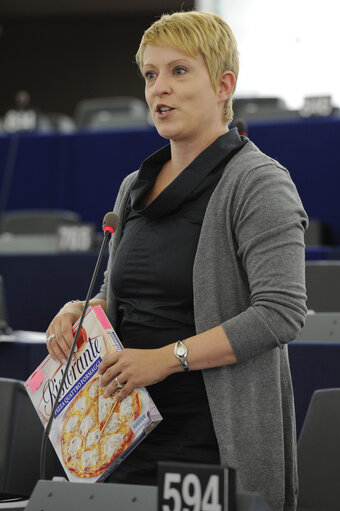 Photo 4: MEP in the hemicycle during the plenary session in Strasbourg - Week 27