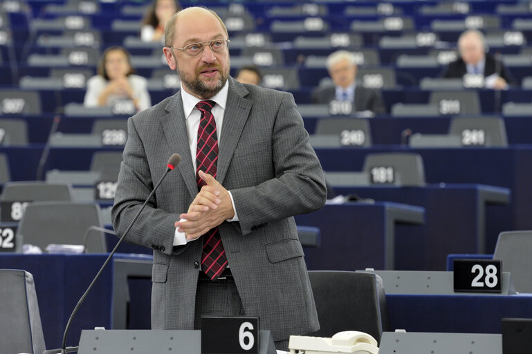 Fotografie 30: Plenary session - Week 27 - Debate on the Commission's Multiannual Financial Framework proposal with EC President