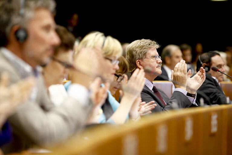 Photo 6 : Plenary session in Brussels - week 25