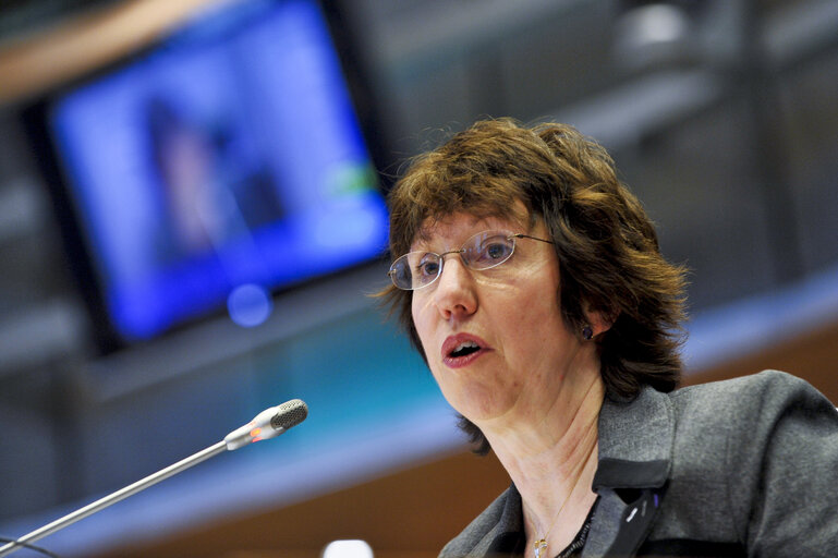 Hearing of Catherine Ashton, High Representative-designate for foreign policy. AFET- Audition de Catherine ASHTON, Haute représentante de l'Union pour les affaires étrangères et Vice-présidente désignée de la Commission.