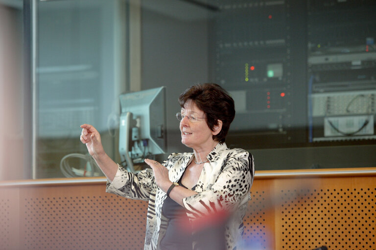 Fotografia 6: MEP Elisabeth Jeggle receives German experts