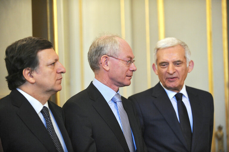 Nuotrauka 6: European Institutions leaders attend a New Year reception of the Belgian Royal family at the Royal Palace of Brusserls