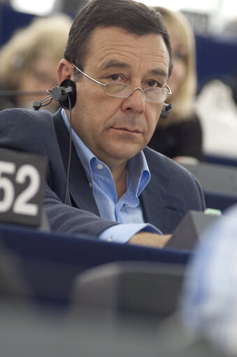 Guido MILANA Mep In the Strasbourg Hemicycle