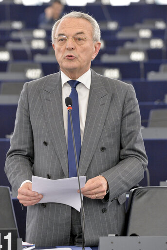 Fotografie 21: Plenary session week 51 2014 in Strasbourg - Joint debate - Budgets 2014 and 2015