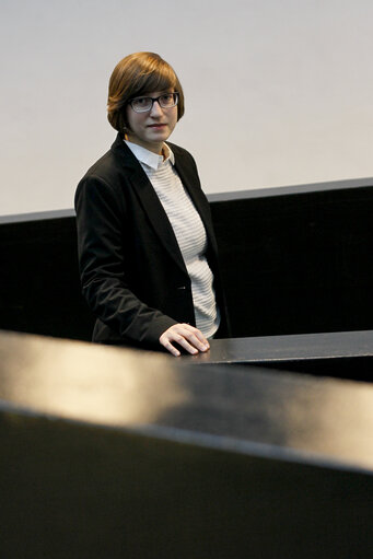 Fotografia 1: Julia REDA in European Parliament in Strasbourg