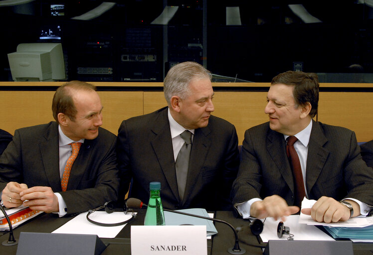 Fotografi 1: EP President meet the Prime Minister of Croatia, Ivo Sanadar