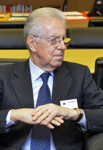 Suriet 1: Martin SCHULZ - EP President meets with Mario MONTI