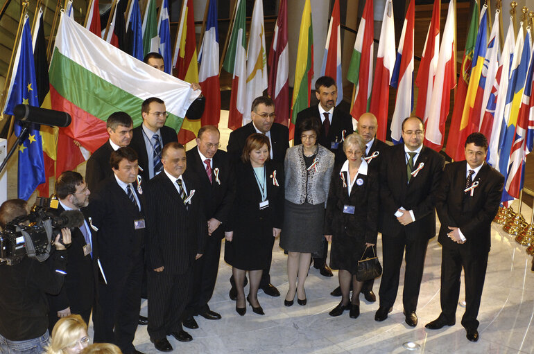 Group picture with the new MEPs from Bulgaria following the enlargement of January 2007