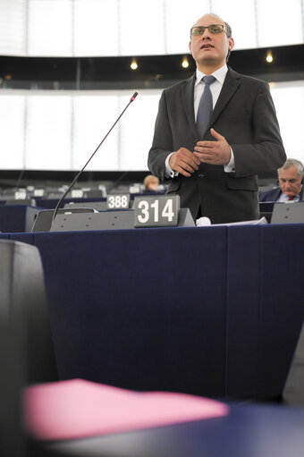 Fotografi 11: plenary session week 51 2014 in Strasbourg - Freedom of expression in Turkey