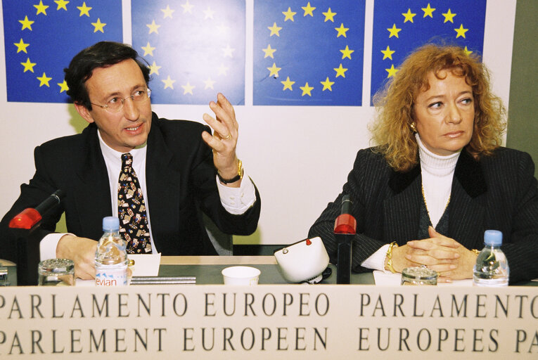 Zdjęcie 4: Press conference in Strasbourg