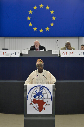 Fotografi 10: 28th ACP-EU Joint Parliamentary assembly in Strasbourg  Keynote debate ' Yes! Africa can live up to its ambitions '