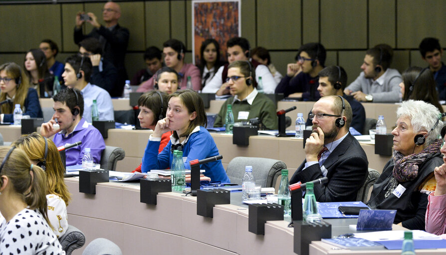 Foto 5: Seminar for journalists.  Sakharov prize for freedom of thought.