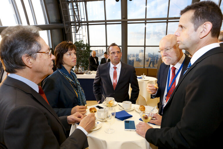 EP President meets with German MEPs and vice chancellor of Germany